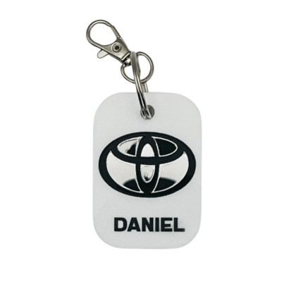 Acrylic Car Keychain